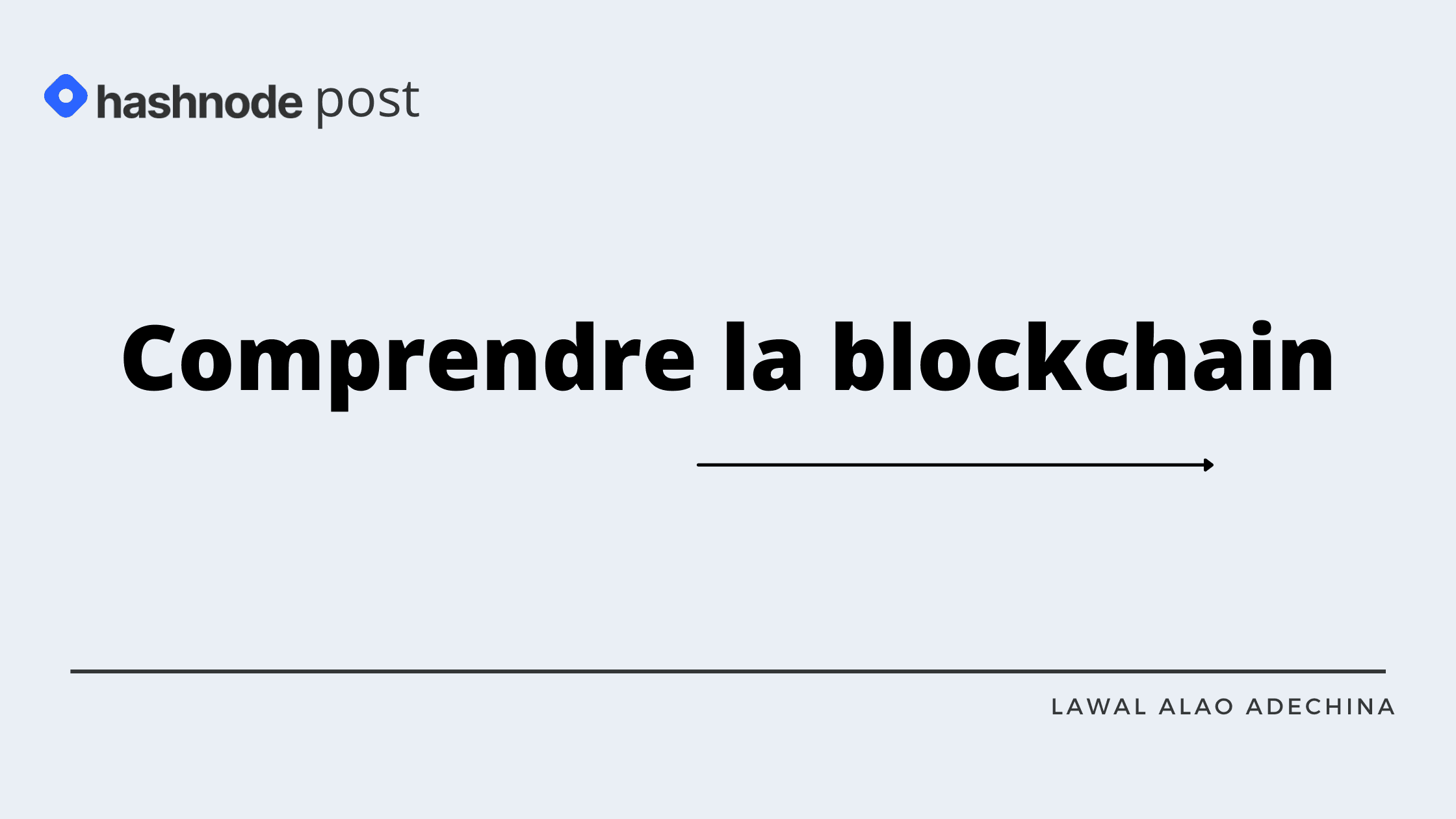 Comprendre la Blockchain