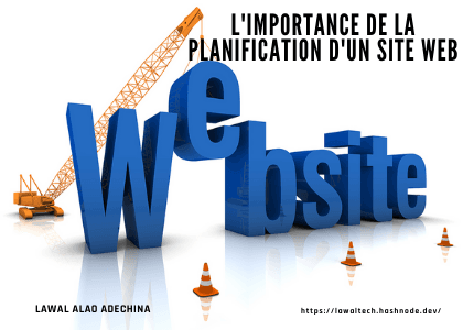 L'importance de la planification d'un site Web