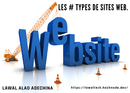 Types de sites Web.